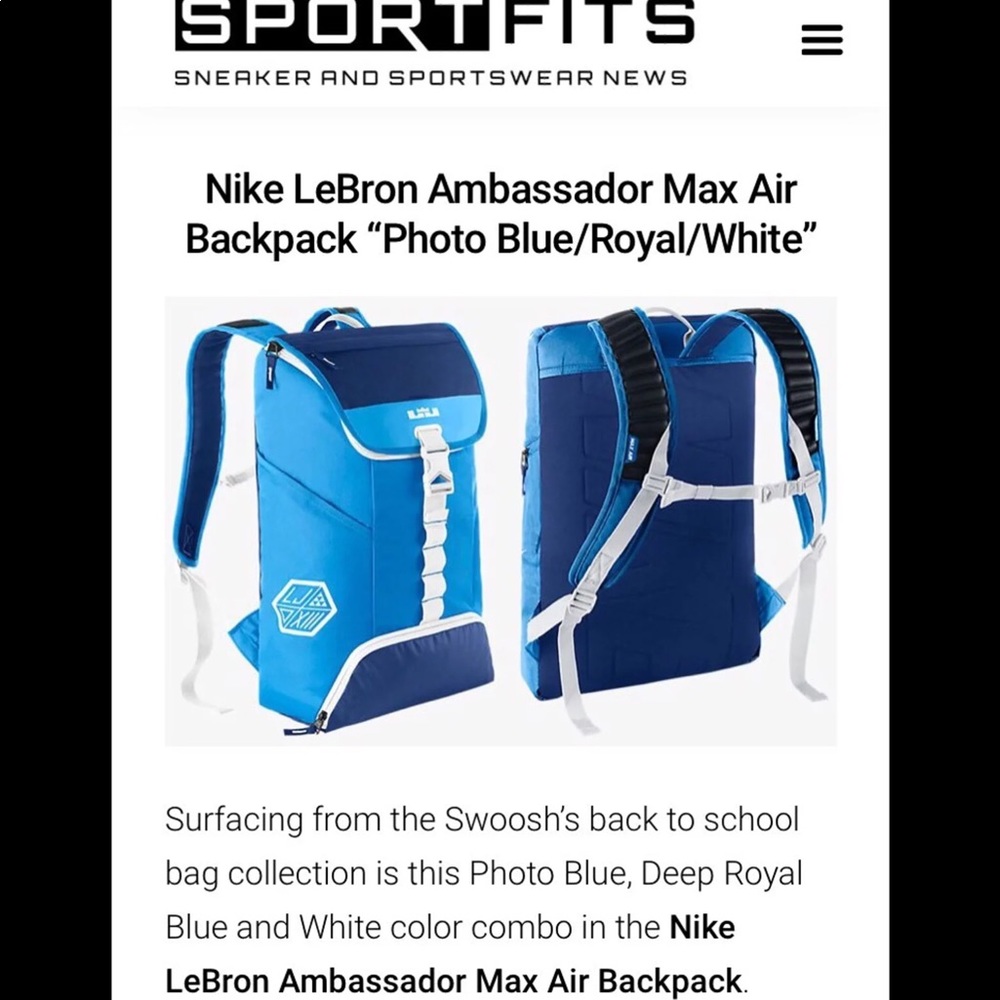 Nike Max Air backpack
